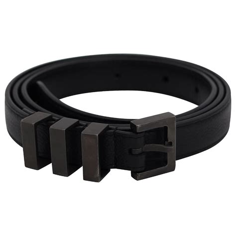 Saint Laurent Saint Laurent Classic 3 Passants Belt In 